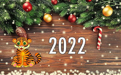 Листівки на Новий рік Тигра 2022